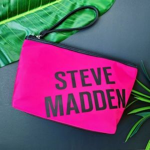 •SOLD• Steve Madden Neon Pink Cosmetic Pouch